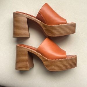 Jeffrey Campbell Concert Heels - Anthropologie - Size 8 - Honey - Never worn